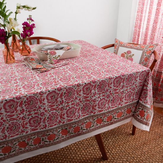 Riyad Tablecloth - Pink/Orange